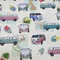 Qjutie Half Panama Volkswagen Summer Canvas