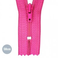 Fuchsia 50cm-Rits YKK nylon 50cm