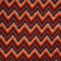Qjutie jacquard teddy chevron zigzag bruin K80404-170