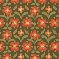 coated cotton flowers retro - Swessie 126083
