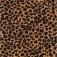 Poppy French Terry Panterprint Camel Bruin | Sweatstof 02077.012