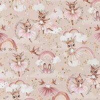 Katoen Ballerina Hertjes &ndash; Roze 125994