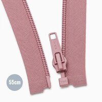 Divisible-Spiral-Zipper-YKK-55CM-Old-Pink-kickenstoffen