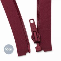 Divisible-Spiral-Zipper-YKK-55CM-Bordeaux-kickenstoffen