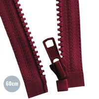VISLON-Divisible-Zipper-YKK-Bordeaux-60CM-kickenstoffen