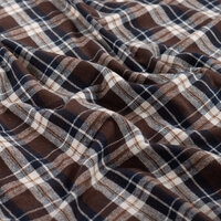 Flanel Ruiten Bruin Donkerblauw | Qjutie Kids KicKenStoffen K48160-580