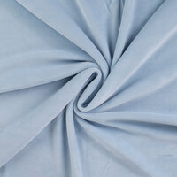 katoenen velvet soft blue - nicky - RS0003-920
