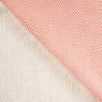 Double Face Boucl&eacute; Roze Ecru &ndash; Qjutie Kids k48165-120