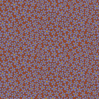 Katoenen Poplin Bloemen Terracotta Lila Qjutie Kids K55039-360