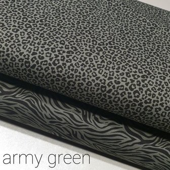 army zebra en panterje tricot