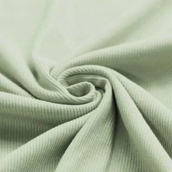 vintage mint green cotton baby rib knit jersey SOFT