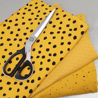 gewafelde tricot met painted dots en confetti tricot beebs