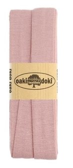 oaki doki tricot de luxe 2cm bias rose