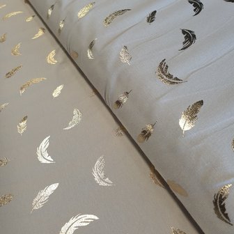 foil jersey feathers gold (1)