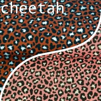 cheetah terra wit zwart en roze wit zwart