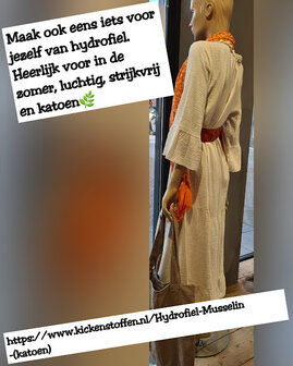 hydrofiele jurk @kickenstoffen.nl