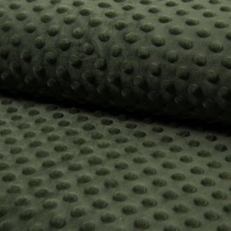 army groen minky noppenfleece