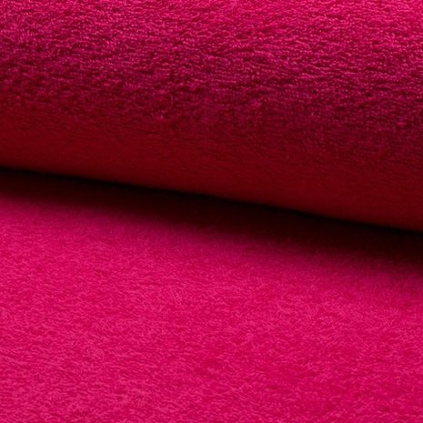 fuchsia roze badstof