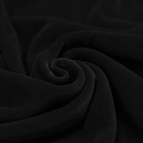 zwart katoenen velvet S