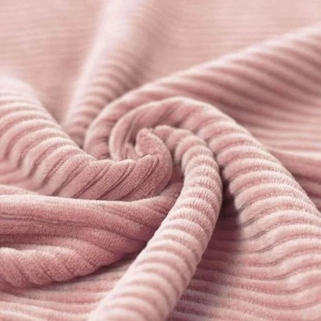 Knitted-corduroy-BEEBS-licht roze