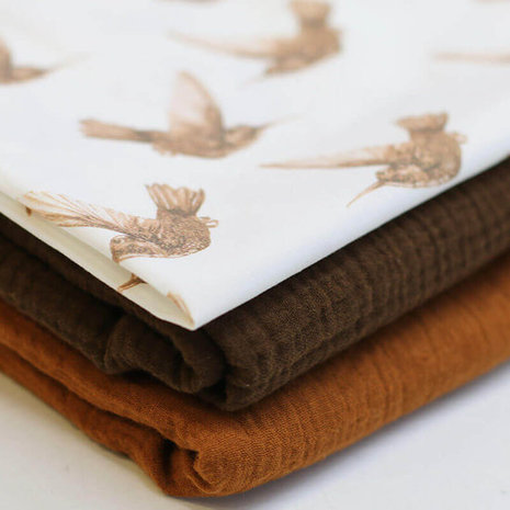 kolibri bruin beebs met cognac en bruin hydrofiel