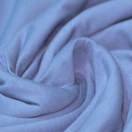 jeans blauw uni - tricot