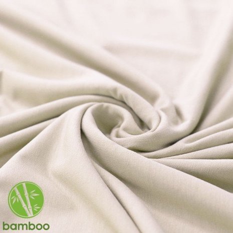 bamboe tricot naturel