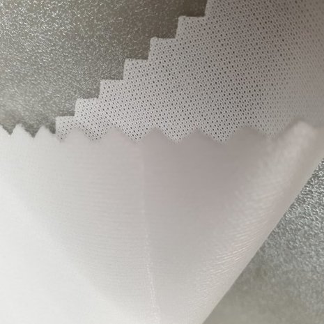 white PUL waterproof &amp; lining fabric