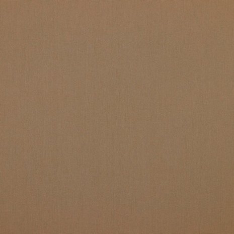 beige uni katoen @kickenstoffen