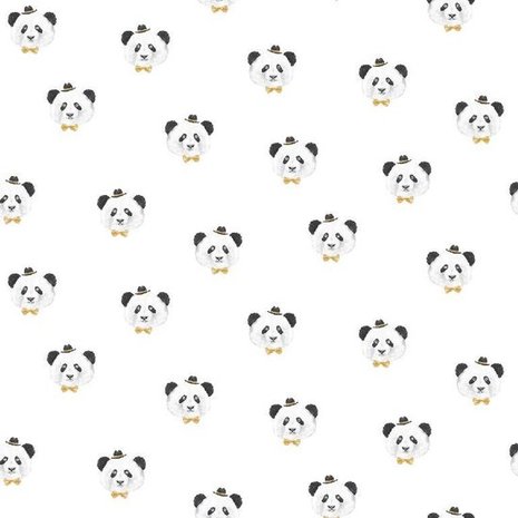 panda bij triangel vakjes