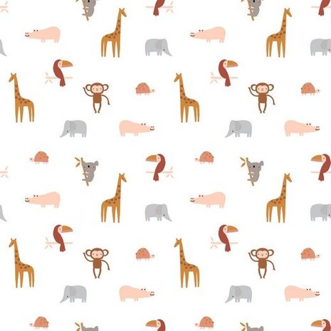 wit camel grijs terracotta poeder zoo diertjes