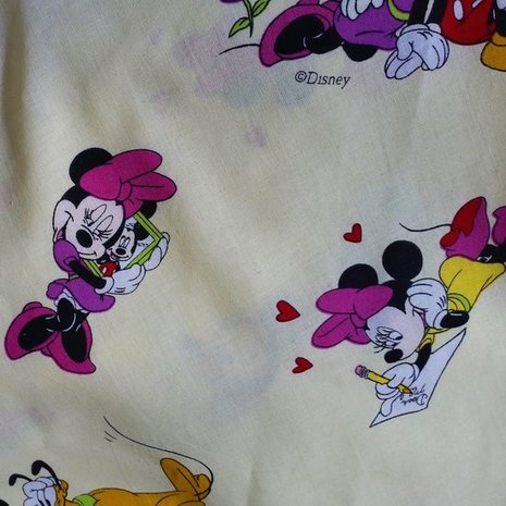 disney donald katrien mickey en minnie geel