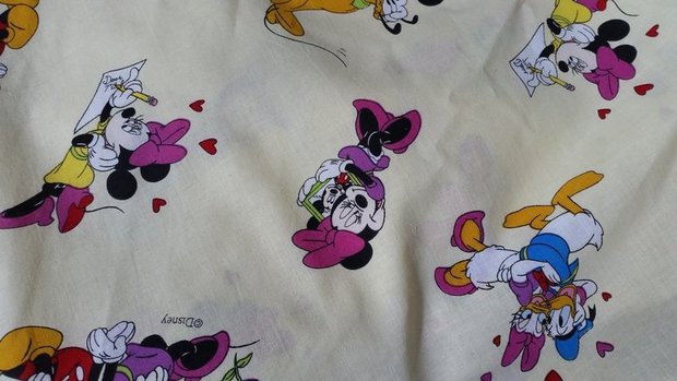 disney donald katrien mickey en minnie geel