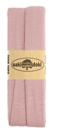 oaki doki tricot de luxe 2cm bias rose