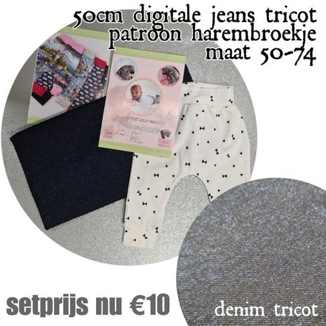voordeel set tricot digitaal met patroontje