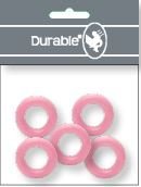 siliconen ring 25mm roze