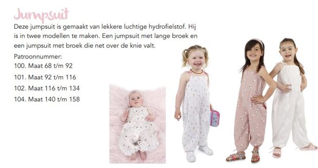 naaipatroon jumpsuit kind @kickenstoffen