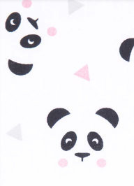 Swessie panda triangel Roze