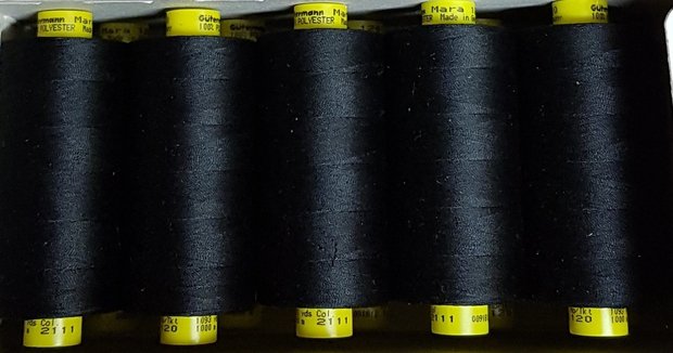 sewing thread black