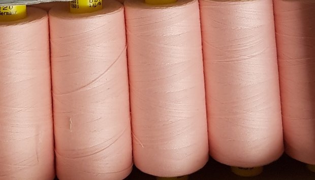 sewing thread powder pink