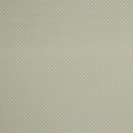 beige kleine stipjes katoen