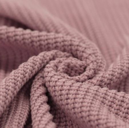 big knit licht oud roze.