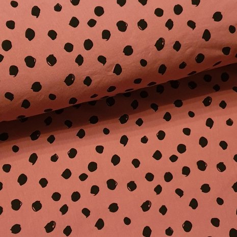 painted dots licht terracotta