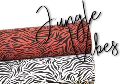 jungle vibes zebra