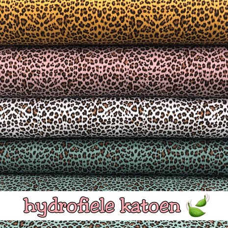 blue hydrofilic cotton cheetah