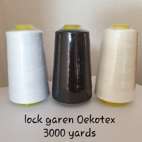 light grey overlock thread x 4