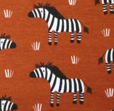 terracotta zebra tricot Swessie