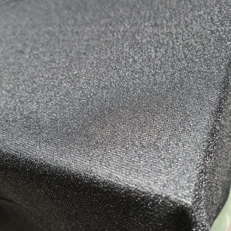 zwart glitter uni - tricot tafelkleed