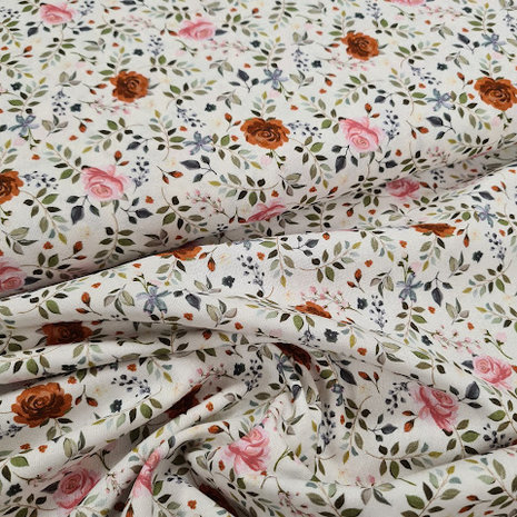 wit cognac roze groen blauw takjes rozen en bloemen udi digitaal