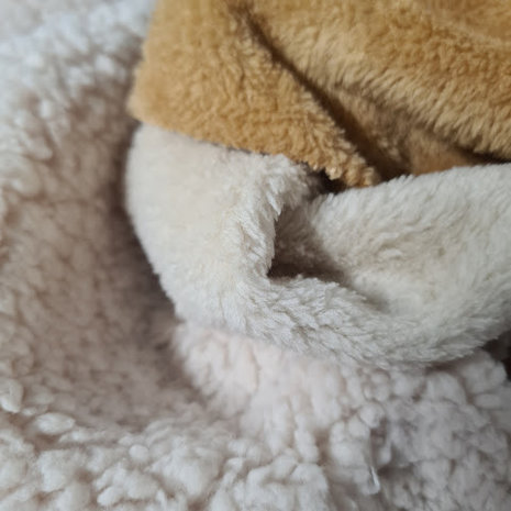 natural fluffie teddy en wellness teddy natural en camel @beebsstofjes